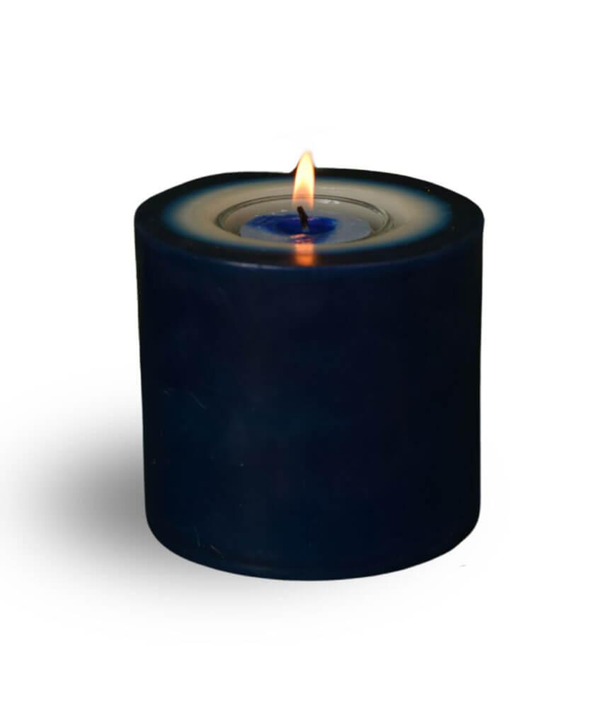 Maatir Fragrant Candle Blue Evil Eye | Hand Poured Wax Scented Candles | Decorative Fragrant Candle for Decor | Votive Candles | Aroma Candles | Decorative Candle for Home Décor, Gifts