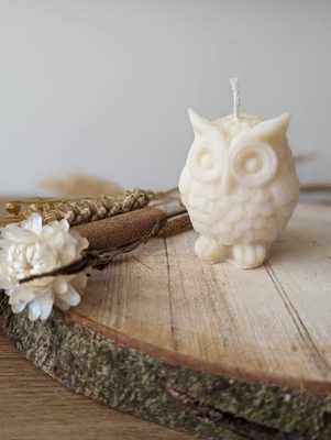 Owl Candle